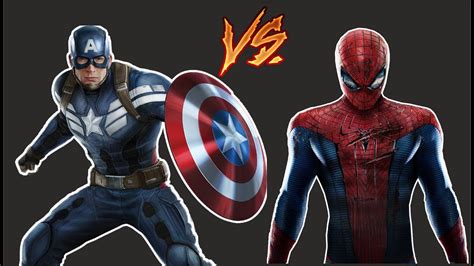 Spiderman Vs Captain America Epic Battle Youtube