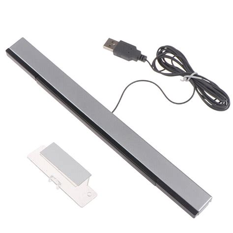 Wii Sensor Bar Wired Receivers Ir Signal Ray Usb Plug Replacement For