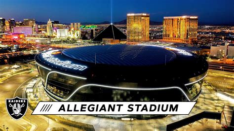 Allegiant Stadium Redefines Las Vegas Skyline With Night Time Flyover