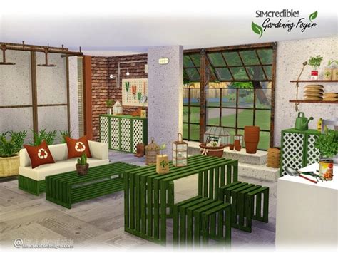 Gardening Foyer By Simcredible At Tsr Sims 4 Updates