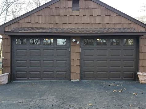 Clopay Classic Steel Garage Door Brown Garage Doors