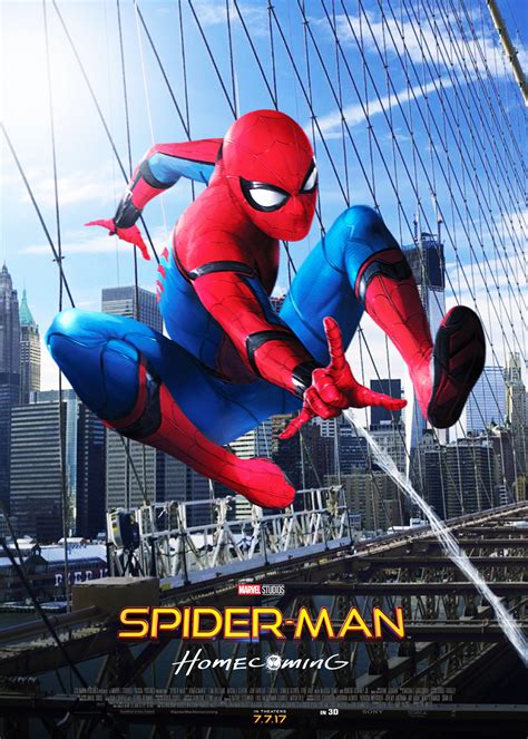 With zendaya, tom holland, benedict cumberbatch, marisa tomei. Spider-Man - Homecoming: Film Poster on Behance