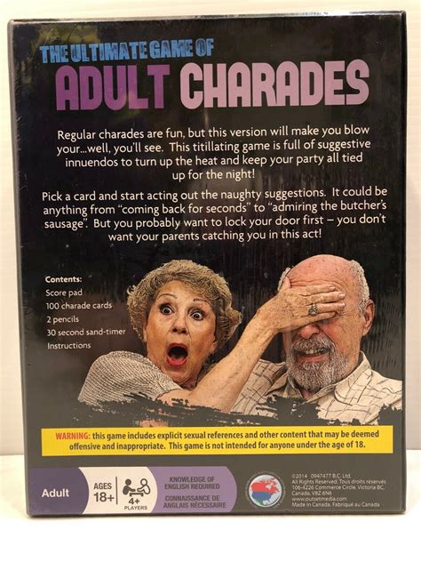 The Ultimate Game Of Adult Charades Outset Media New Ebay