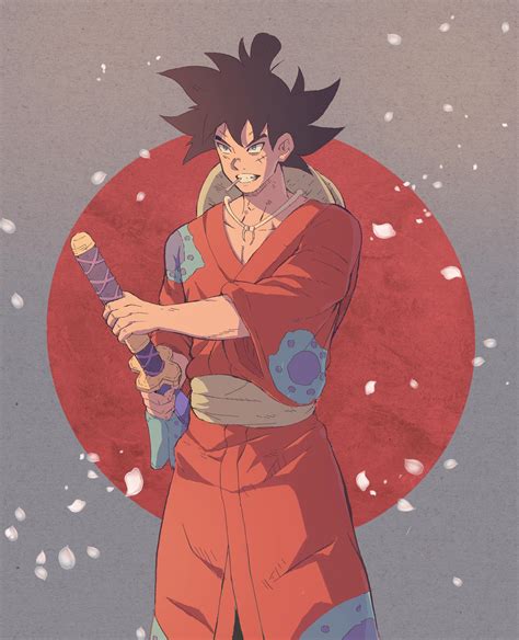 Fusion Of Luffy And Goku By Me Ronepiece