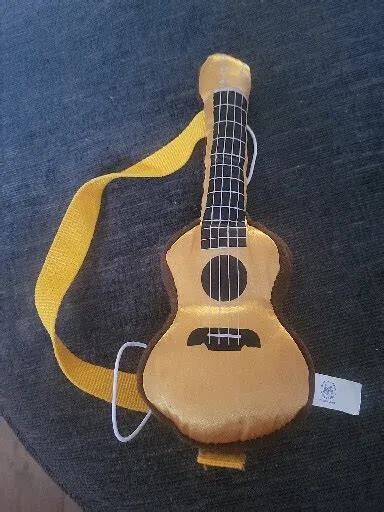 Build A Bear The Minions Movie Stuart Plush Teddy Gold Acoustic Guitar