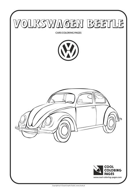 Cool Coloring Pages Volkswagen Beetle Coloring Page Cool Coloring