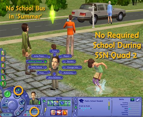 Mod The Sims Let Kids Be Kids Lifespan And School Vacation Mods