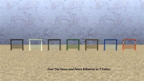 Mod The Sims Airy Metal Fencing X Style And Fourtier Fencing
