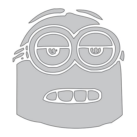 6 Best Minion Pumpkin Stencil Printable Pdf For Free At Printablee