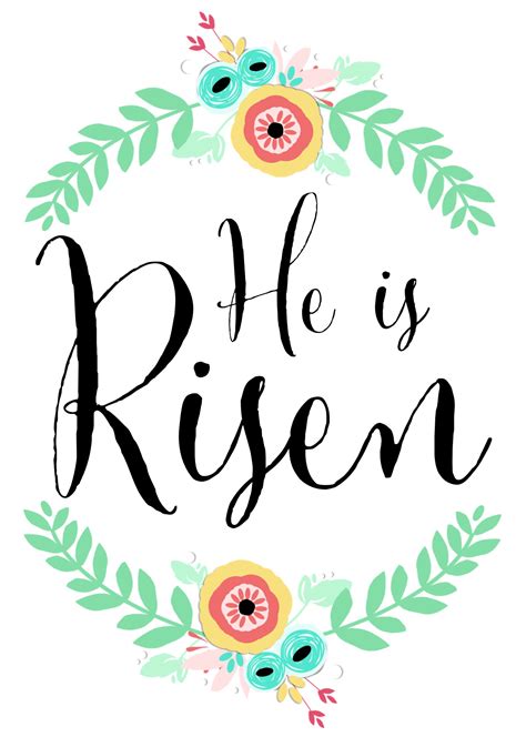 Free Printable Christian Easter Card
