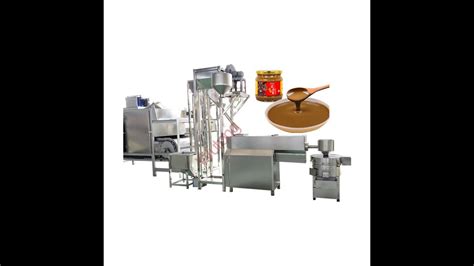 Small Scale Groundnut Paste Processing Plant Sesame Tahini Machine