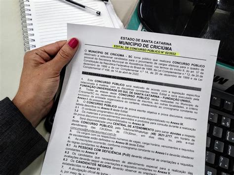 Criciúma abre concurso público com salários de até R mil veja vagas ND Mais