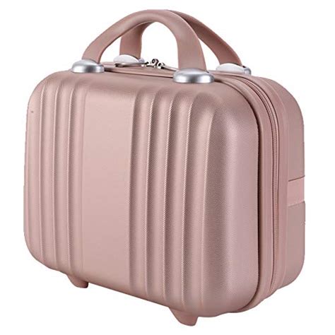 Lzttyee Mini Hard Shell Polychrome Cosmetic Case Luggage Small Travel