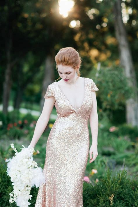 Beautifully elegant, sensual, and sophisticated wedding dresses created by designer rosa clará. 10 Gorgeous Sequin & Glitter Wedding Gowns