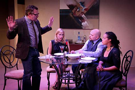 review austin playhouse s disgraced arts the austin chronicle
