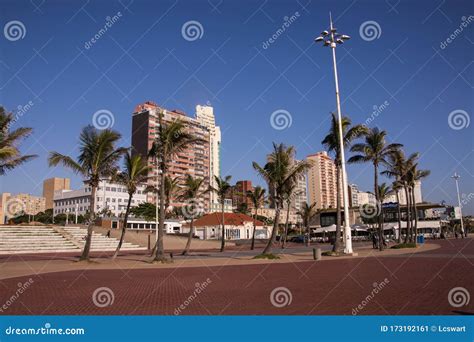 Paved Promenade At Durban S Golden Mile Editorial Photo Image Of City