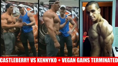 Brad Castleberry Calls Out Kenny KO Vegan Gains Channel Terminated YouTube