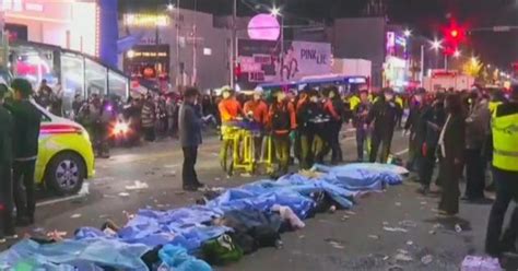 More Than 150 Killed In Halloween Crowd Surge In South Korea Cbs News