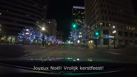 Merry Christmas Christmas Drive Through Salt Lake City Youtube