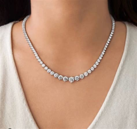 Classics 101 The Diamond Riviera Necklace Haltoms Jewelers