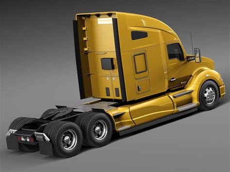 Kenworth T680 2015 Truck 3d Model By Squir
