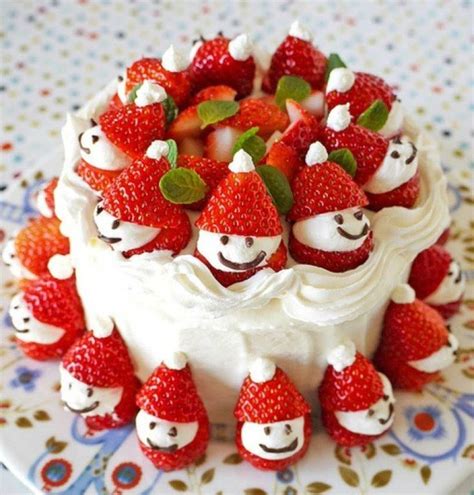 Cute Strawberry Snowmen Cake Pictures Photos And Images For Facebook