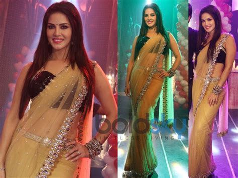 Seductive Sunny Leone In Saree Boldsky