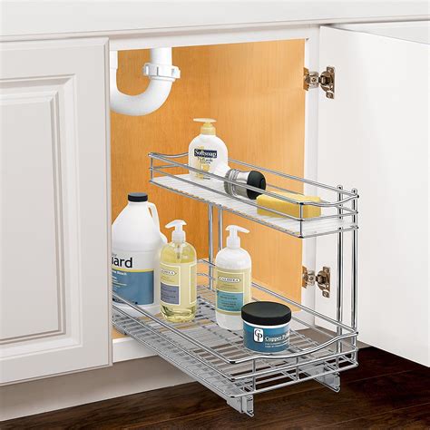 If you are tired of getting down on hands and knees to get things out of cabinets or don't even know what is way in back of them due to being. Amazon.com: Lynk Professional Roll Out Under Sink Cabinet ...