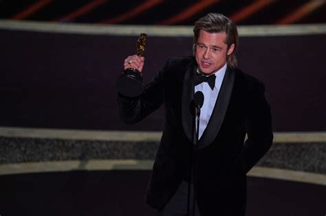 Oscars 2020 Brad Pitt Wins First Acting Oscars For Once Upon A Time