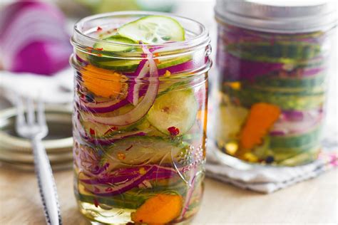 Spicy Sweet Pickled Cucumber Recipe — Eatwell101