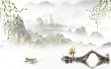 The Clear Background Of Chinese Feng Shui Ink Download Free Banner