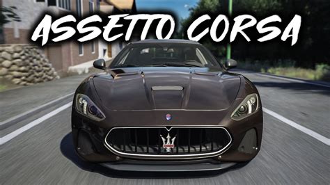 Assetto Corsa Maserati Gran Turismo MC Stradale Cruise On LA Canyons With Traffic YouTube
