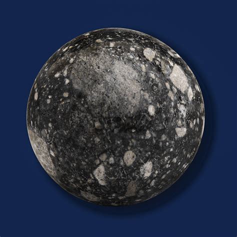 Extremely Rare Nwa 12691 Lunar Meteorite Sphere Rr Auction