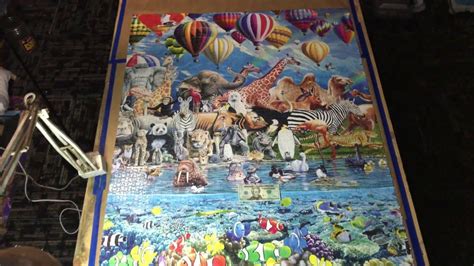 Educa Life 24000 Piece Puzzle Day 15 Section 1 Complete Youtube