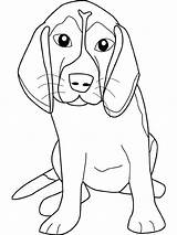 Coloring Hound Dog Getcolorings Royalty sketch template