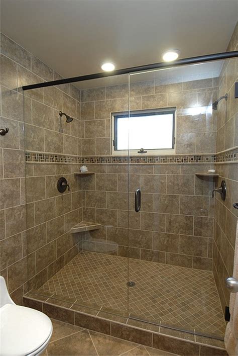 Although small, the space above certainly isn't dull. showers with bullnose around window - Google Search ...