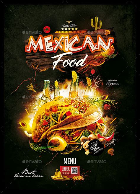 Featuring burritos, tacos, burrito bowls, quesadillas, and much more. 21 Best Selling Mexican Style Restaurant Menu Templates