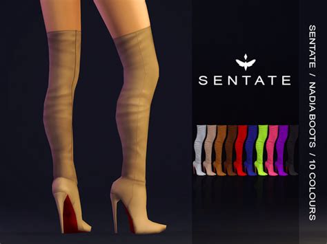 Sentate S Nadia Boots Sims Cc Shoes Sims Sims