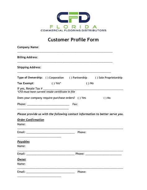 50 Ideal Customer Profile Templates Word And Excel Templatelab