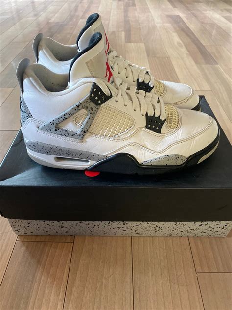 jordan brand air jordan 4 retro og 2016 white cement 2016 grailed