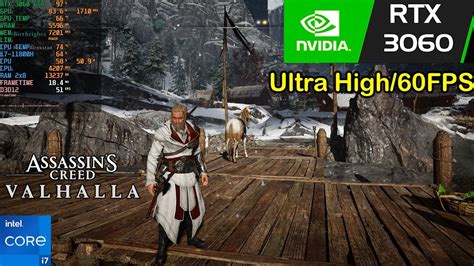 Assassin S Creed Valhalla RTX 3060 Intel I7 11800H Ultra High