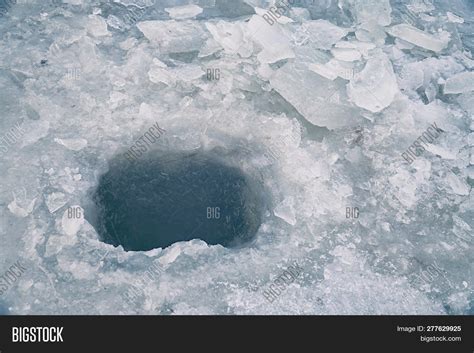 Ice Hole Ice Winter Image And Photo Free Trial Bigstock