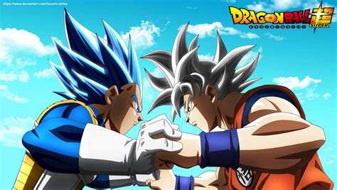 Dragon ball gt gt doragon boru ji ti gt standing for grand tour commonly abbreviated as dbgt is the sequel to dragon ball z whose material is produced only by toei animation. Final Dragon Ball Super | Goku vs Vegeta by lucario-strike ...
