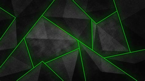 Free Cool Black Green Shards Chrome Extension Hd Wallpaper
