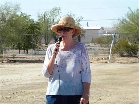 Desert Messenger Quartzsite Az Huge Turnout For Todays Quartzsite Community Center