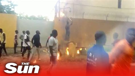Fires Started At French Embassy In Burkina Faso Amid Violent Protests