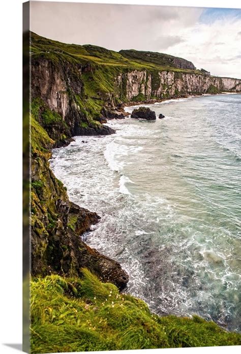 Cliffs Of Moher Ireland Vertical Wall Art Canvas Prints Framed