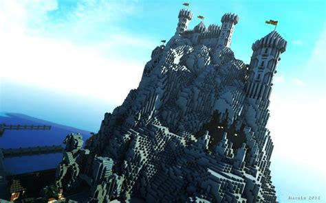 Game Of Thrones Set Made In Minecraft The Eyrie Agot Got Asoiaf