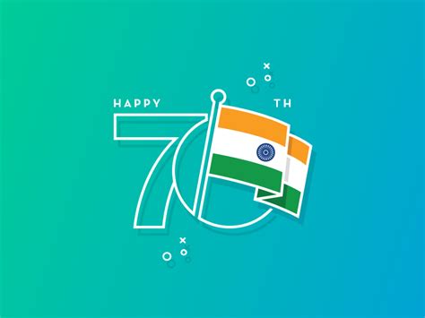 Happy 70th Independence Day By Gokul Nair On Dribbble