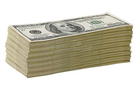 Stack Of 100 Dollar Bills Stock Photo Image Of Wealth 22416030